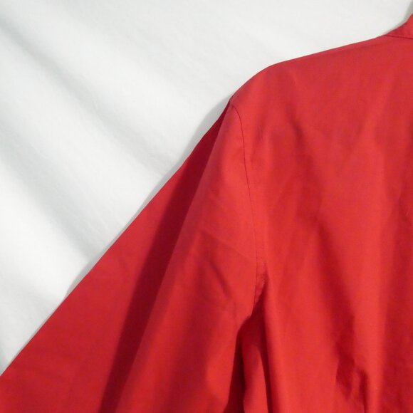 ISAAC'S DESIGNS | large | Red Button Up Blouse - Picture 10 of 16
